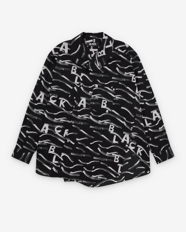 Black Comme des Garçons - Men's Pagowski Print Shirt - (Black)