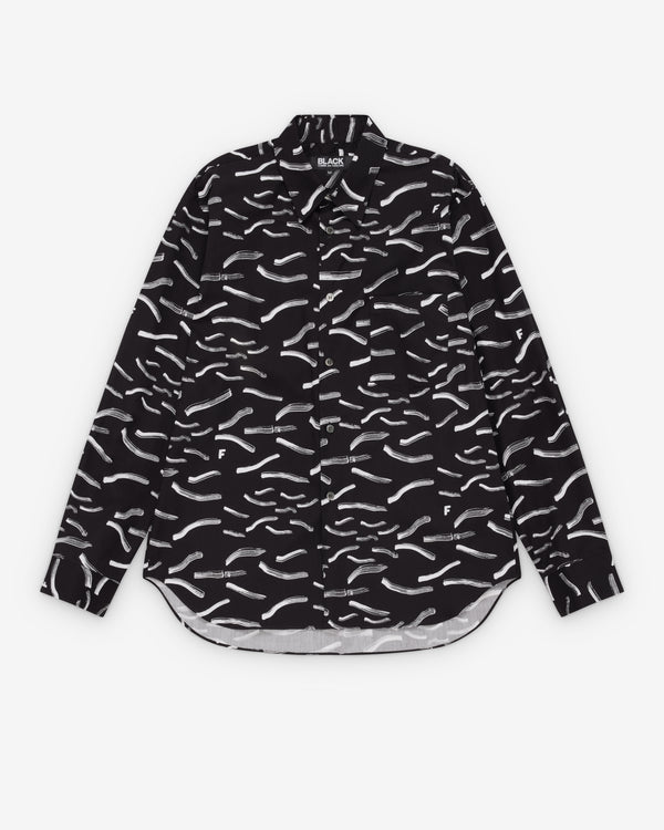 Black Comme des Garçons - Men's Pagowski Print Shirt - (Black)