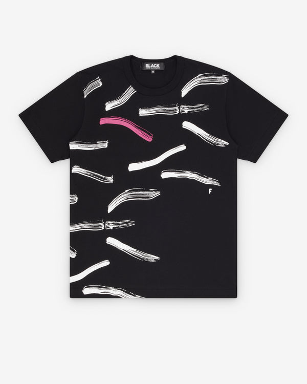 Black Comme des Garçons - Men's Filip Pagowski Print Tee - (Black)
