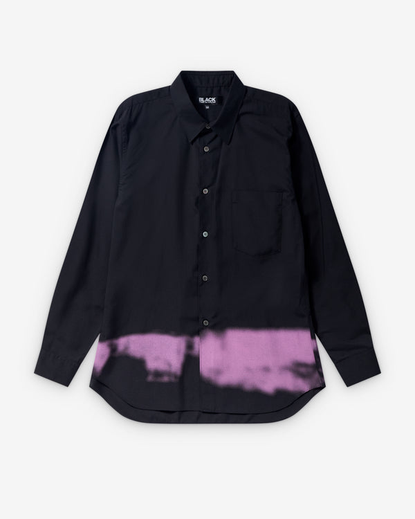 Black Comme des Garçons - Men's Spray Paint Shirt - (Black)