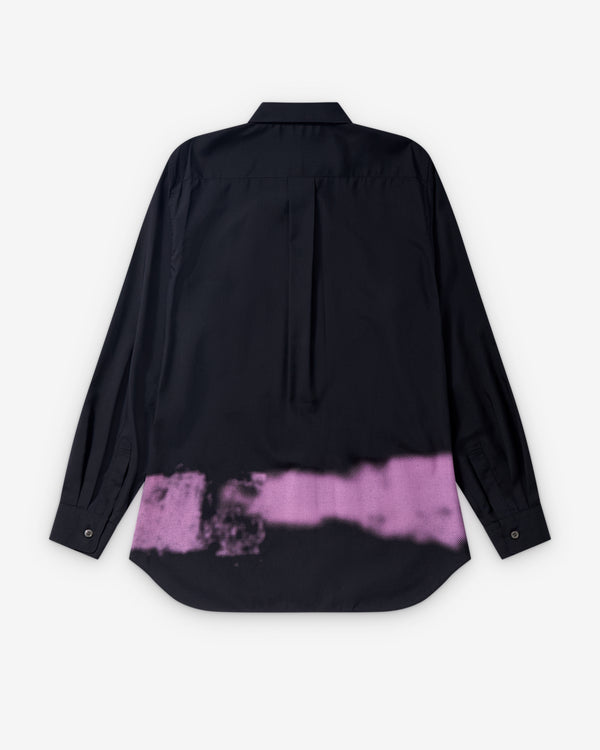 Black Comme des Garçons - Men's Spray Paint Shirt - (Black)