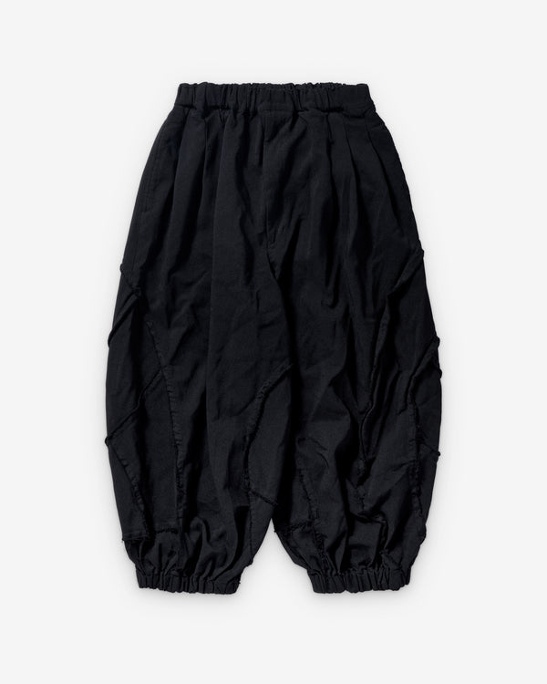 Black Comme des Garçons - Men's Paneled Volume Pant - (Black)