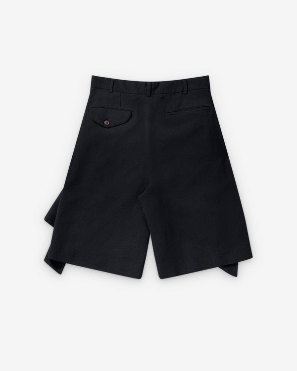 Black Comme des Garçons - Men's Ruffle Shorts - (Black)