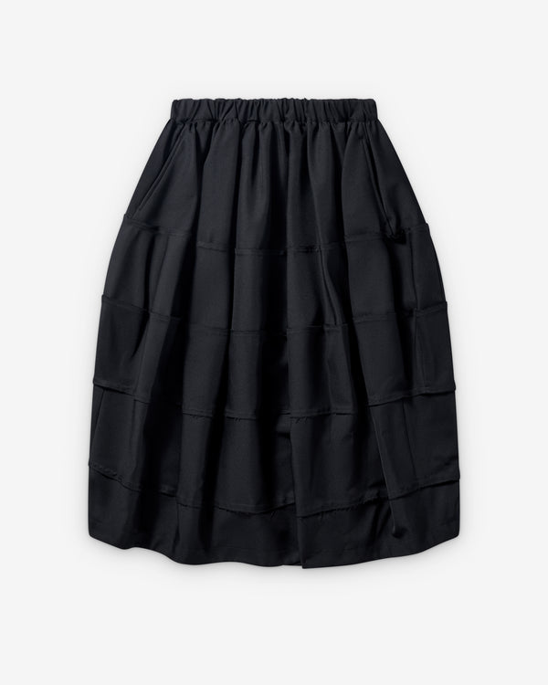 Black Comme des Garçons - Men's Panelled Wool Skirt - (Black)