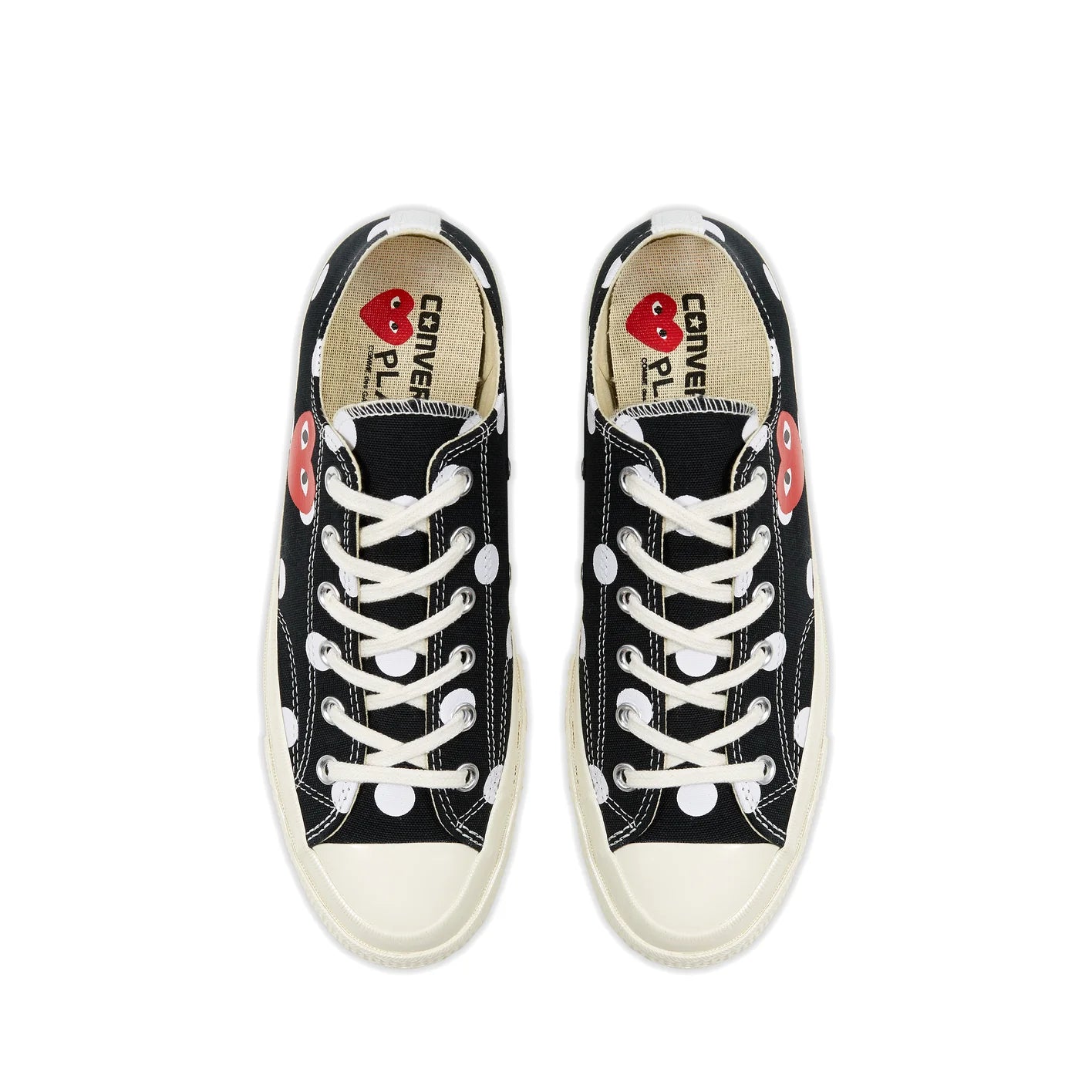 Cdg black 2025 converse low
