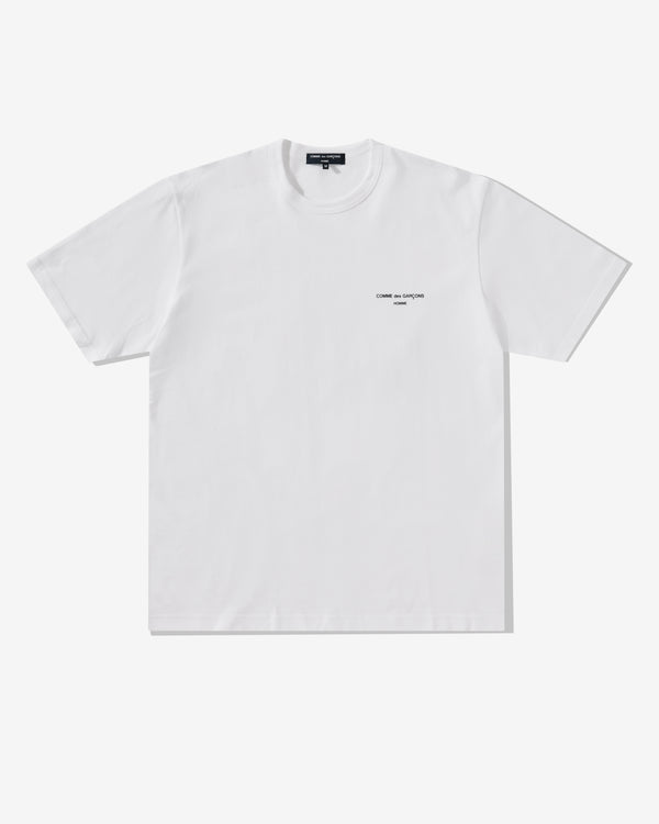 Comme des Garçons Homme - Men's Logo T-Shirt - (White)