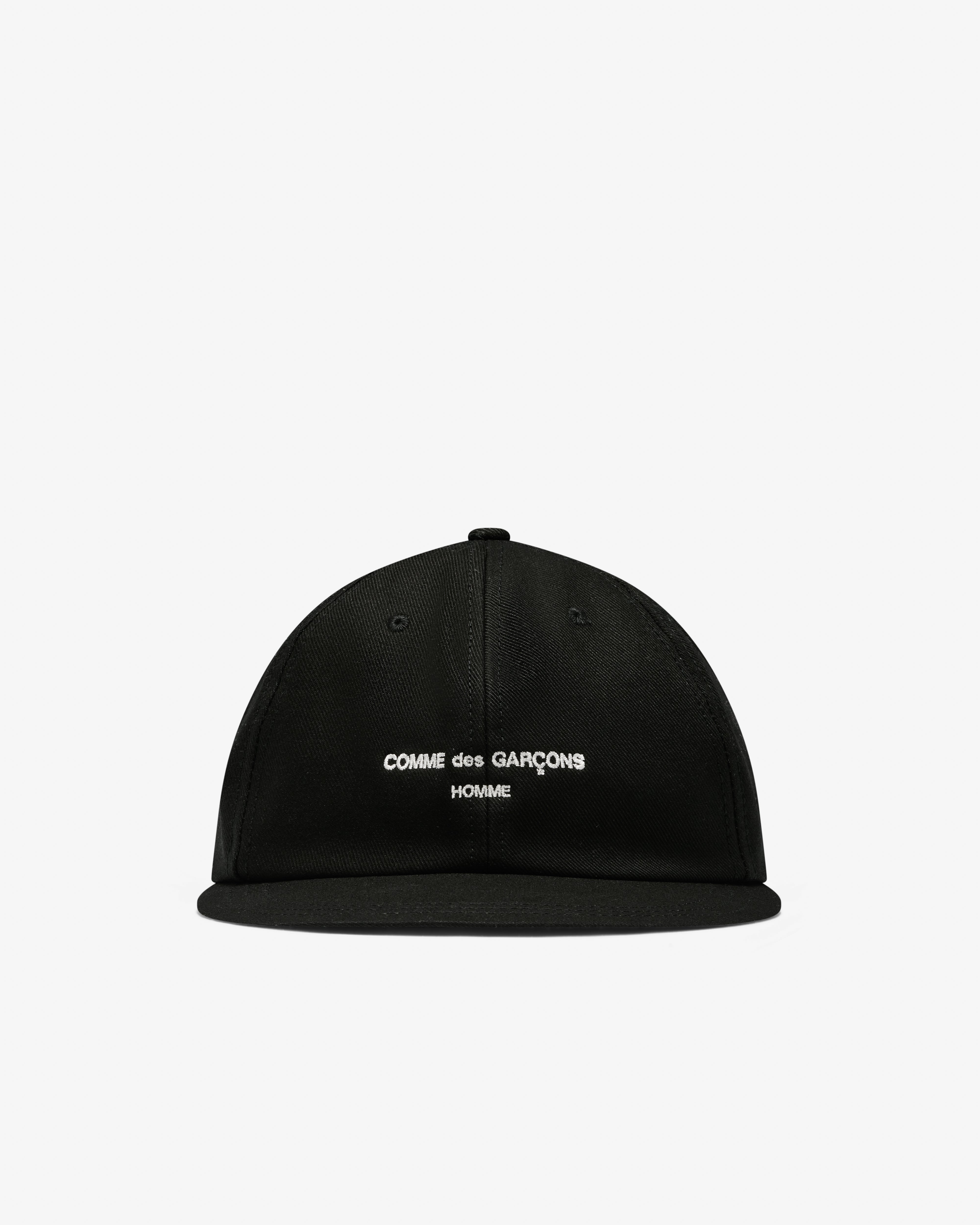 Comme des Garçons Homme: Men's Cap (Black) | DSMS E-SHOP