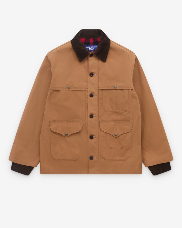 Junya Watanabe Man  - Men's Check Panel Chore Jacket - (Beige)