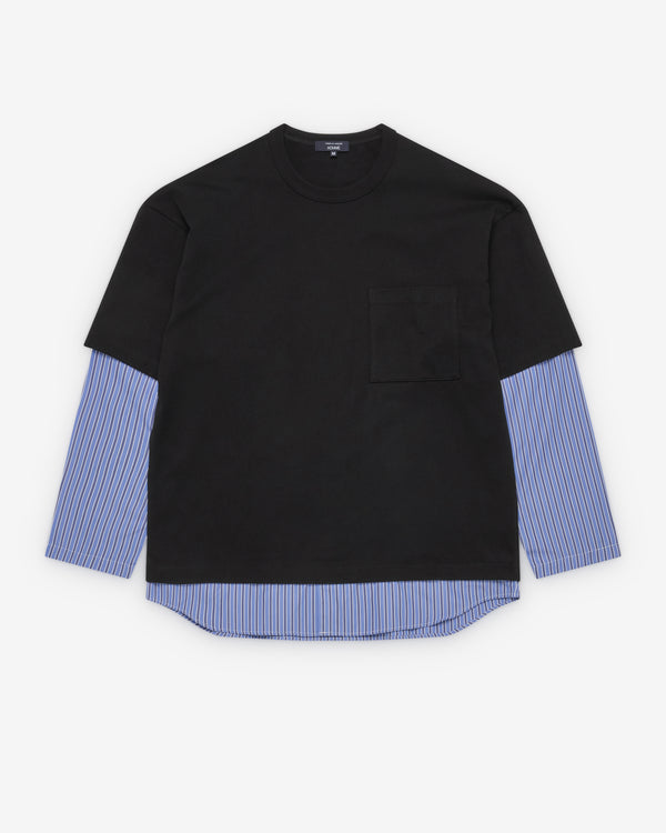 Comme des Garçons Homme - Men's Long Sleeve  T-Shirt - (Black)