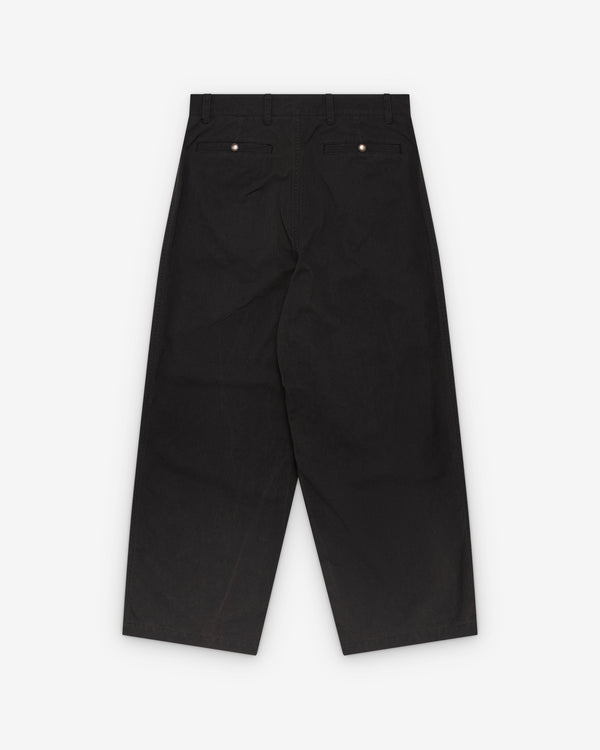 CDG Homme_Comme des Garçons Homme - Men's Dual Pleated Trousers - (Brown)_PANTS