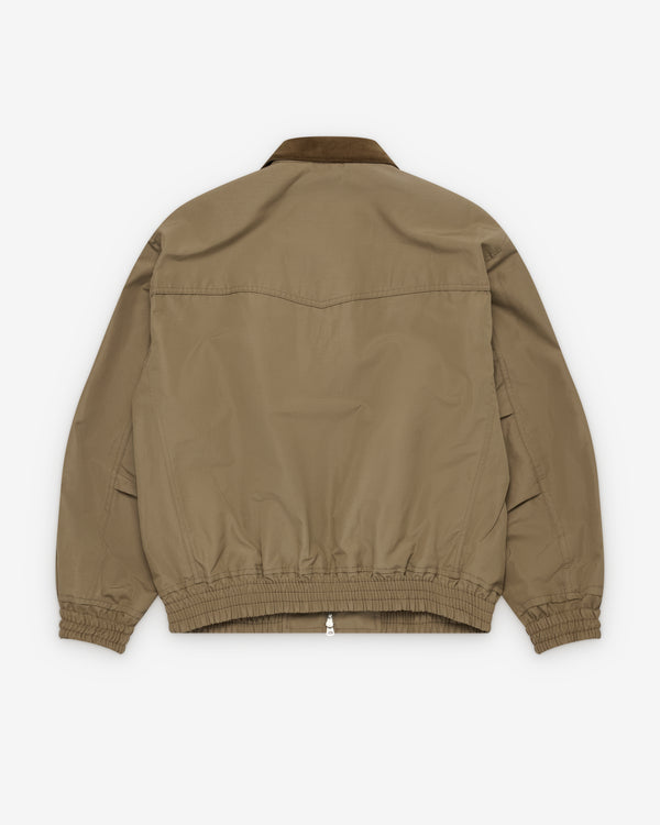 CDG Homme_Comme des Garçons Homme - Men's Ruched Zip Jacket - (Beige)_JACKETS