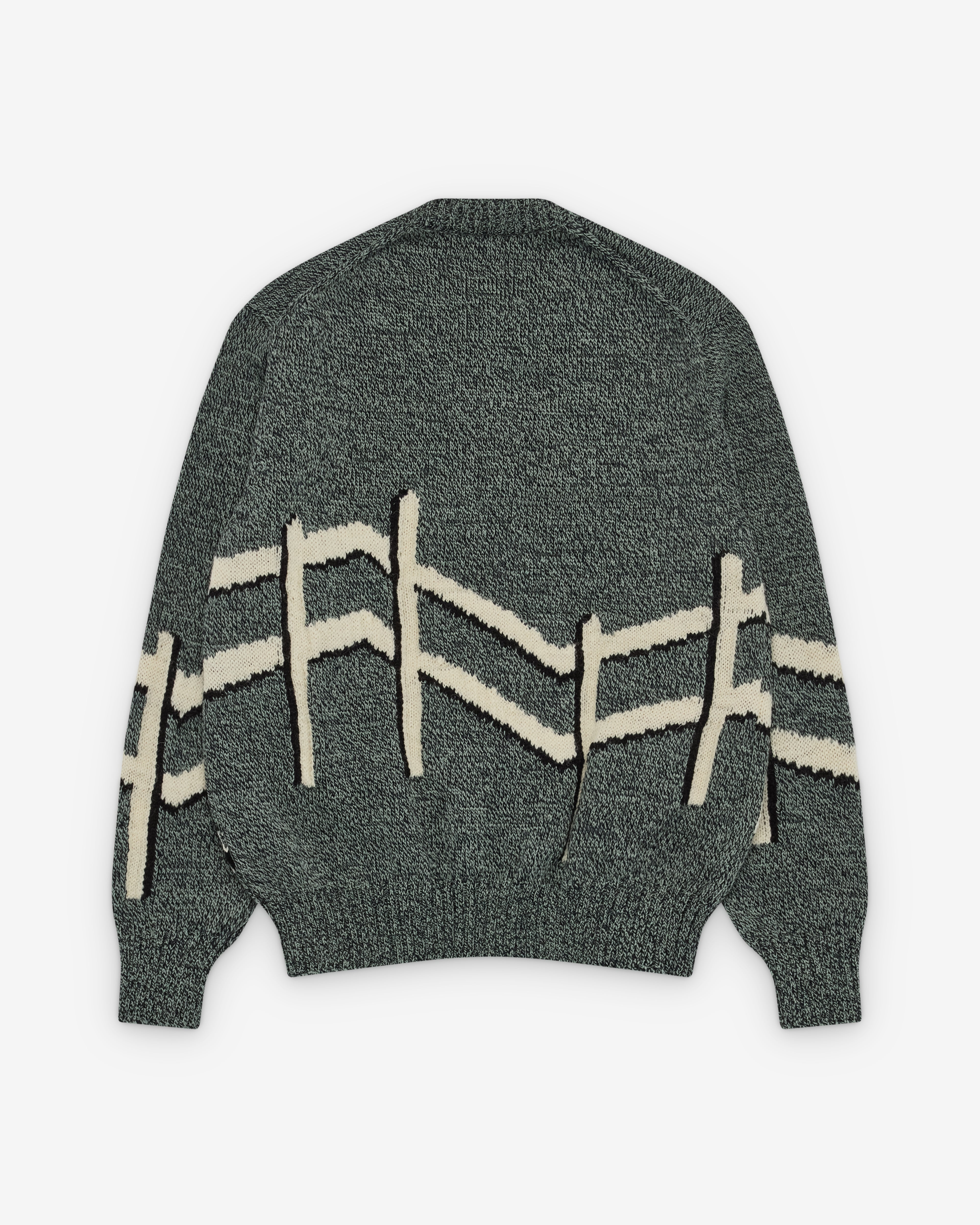 Junya Watanabe Man : Men's Intarsia Silk Knit (Print) | DSMS E-SHOP
