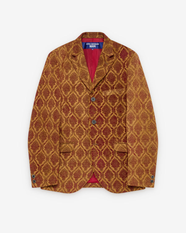 Junya Watanabe Man  - Men's Damask Pattern Blazer Jacket - (Print)