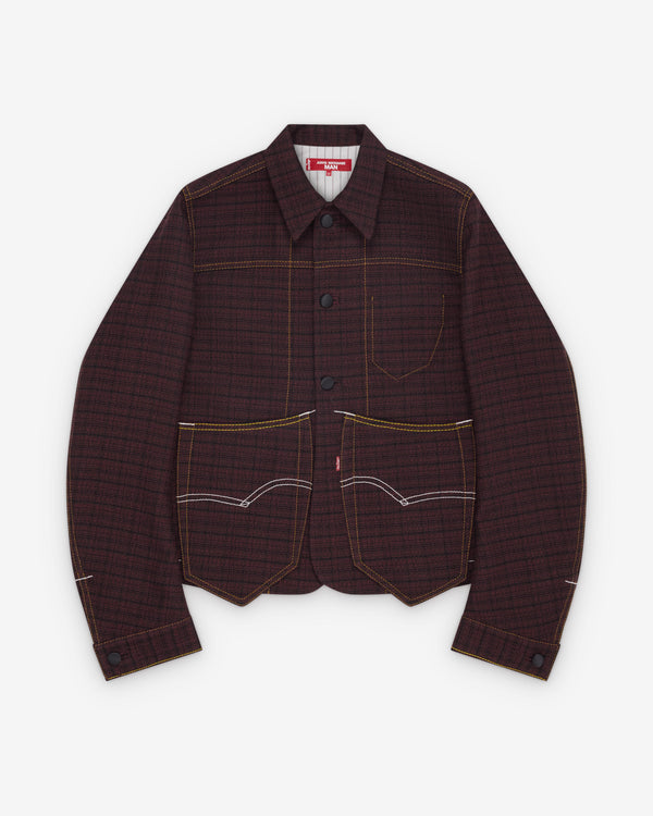 Junya Watanabe Man  - Men's Jacket - (Burgundy)