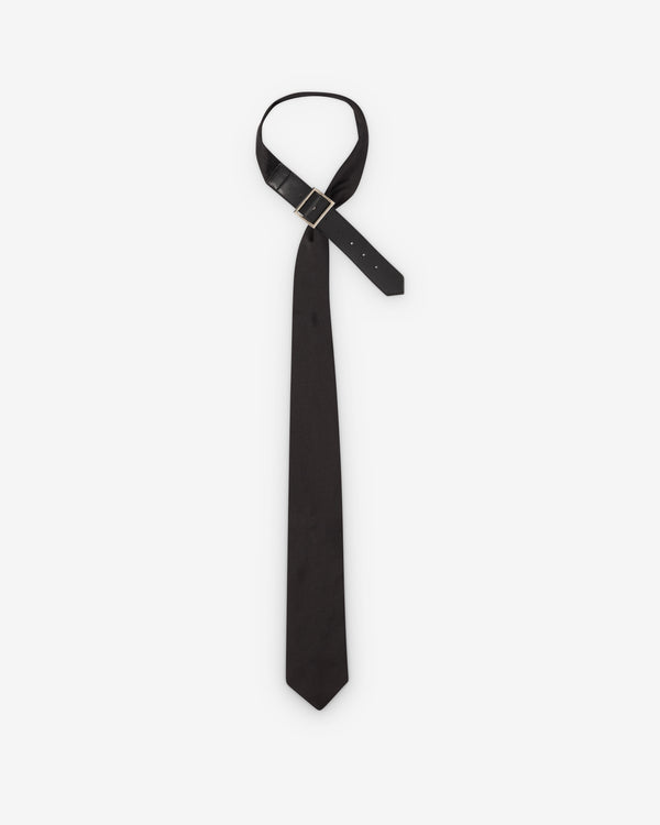 DSM Kei Ninomiya - Unisex Black Tie Strap Closure Woven - (Black)