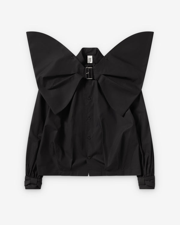 Noir Kei Ninomiya - Women's Big Bow Blouse - (Black)