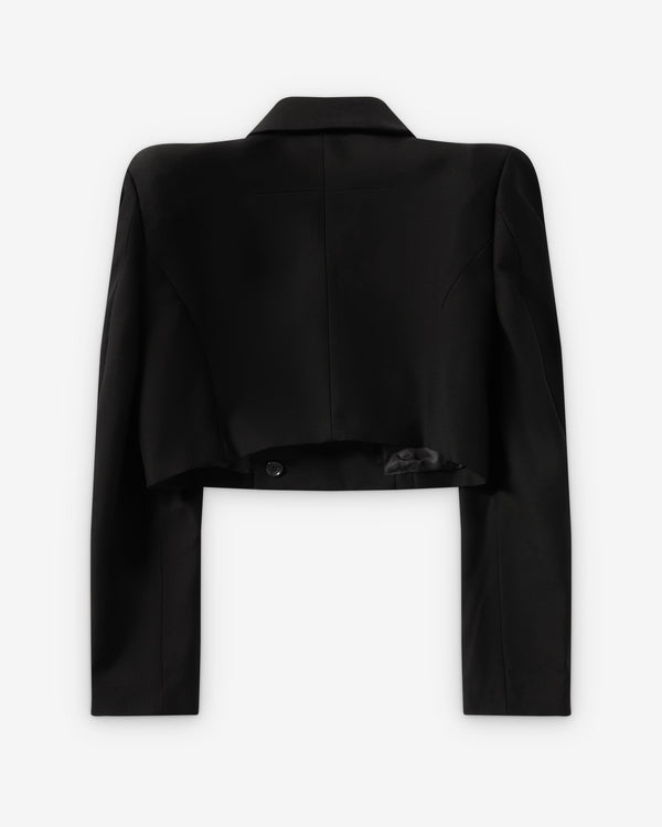 Noir Kei Ninomiya - Women's Pointed Shoulder Jacket - (Black)