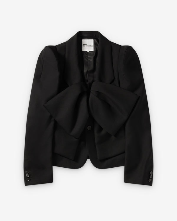 Noir Kei Ninomiya - Women's Oversized Bow Blazer - (Black)