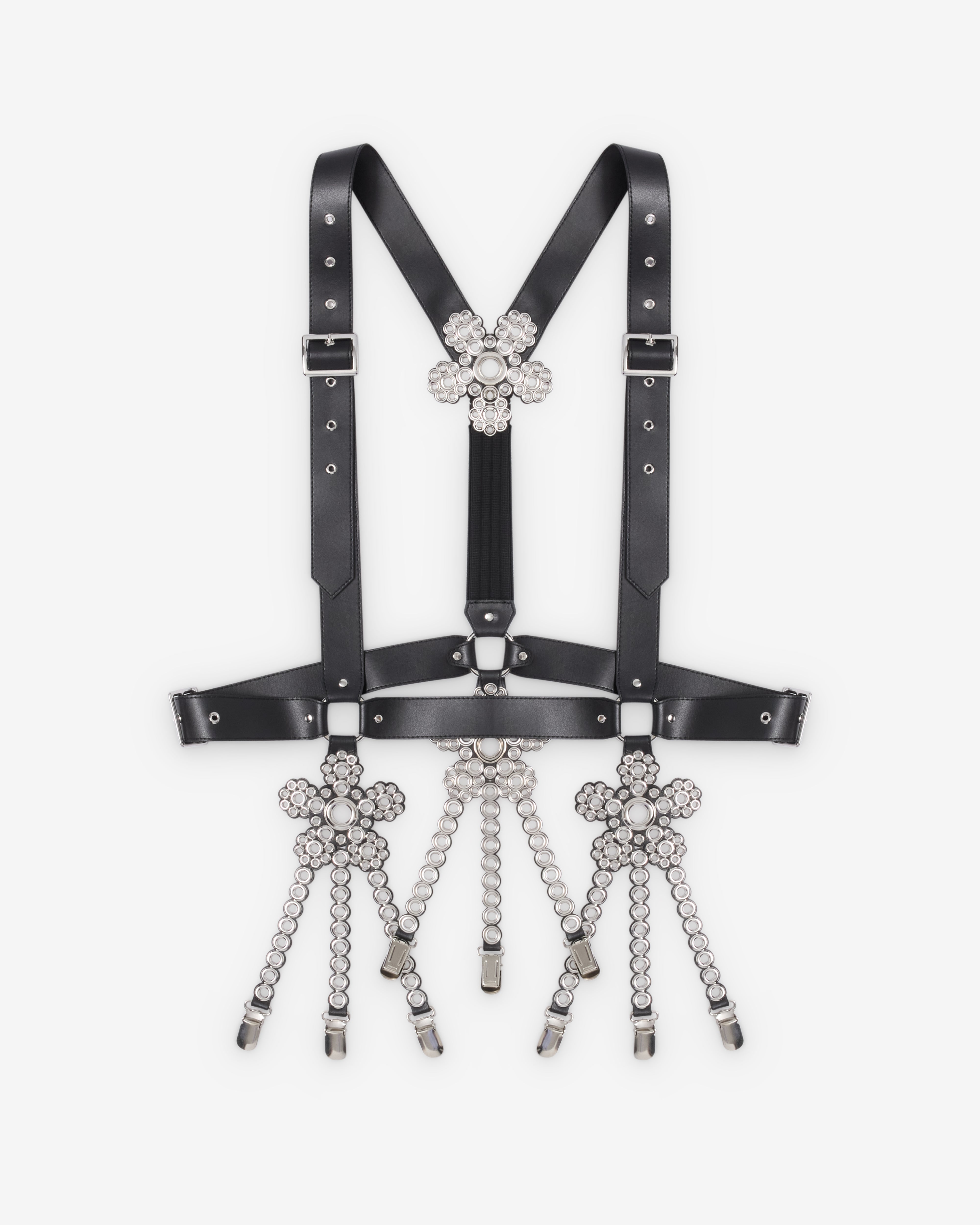 Noir Kei Ninomiya: Women's Flower Harness (Black) | DSMS E-SHOP