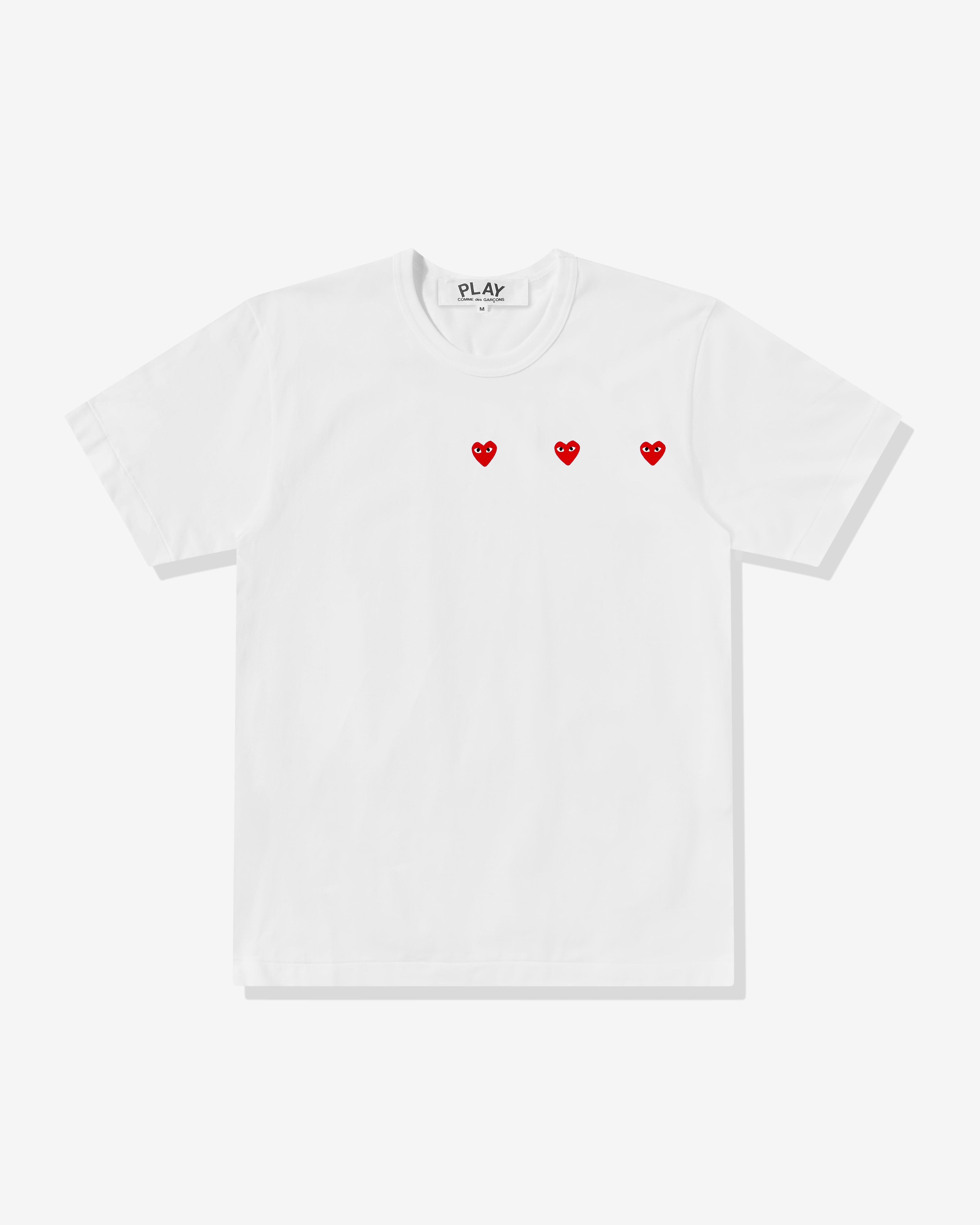 Comme des garcons logo tee hotsell