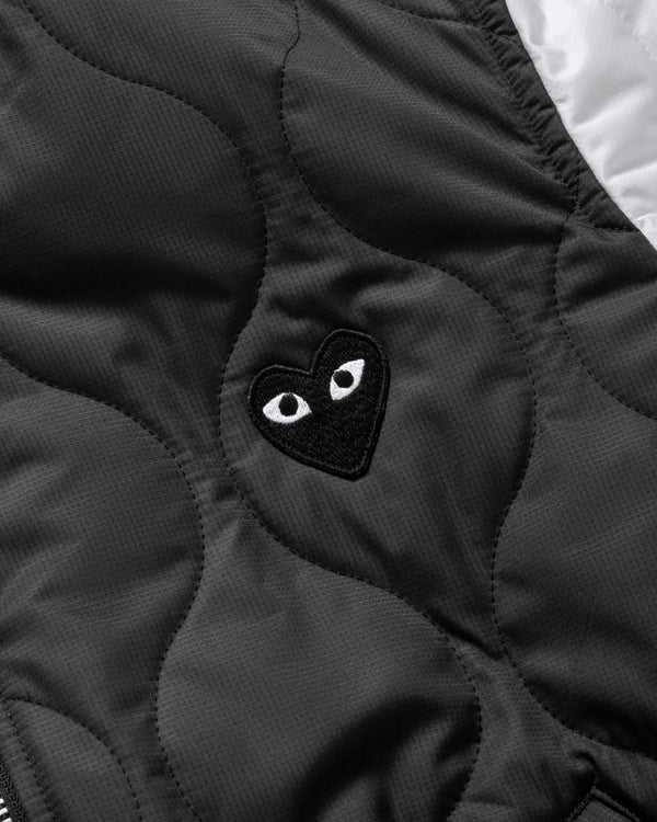 Play - Black Heart Varsity Jacket - (Black)