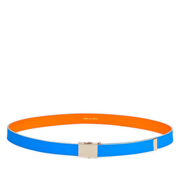 CDG Wallet_Cdg Wallet - Super Fluo Belt - (SA0910SF Blue/Orange)_BELTS