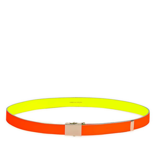 CDG Wallet_Cdg Wallet -  Super Fluo Belt - (SA0910SF Yellow/Orange)_BELTS