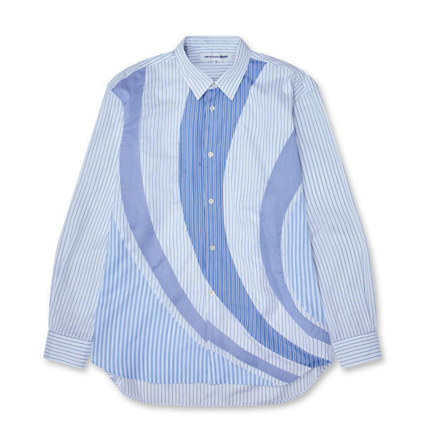 CDG SHIRT - Cotton Poplin Shirt - (Stripes)