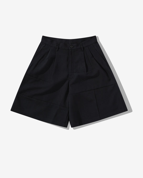 CDG Shirt - Men's Wool Gabardine Shorts - (Navy)