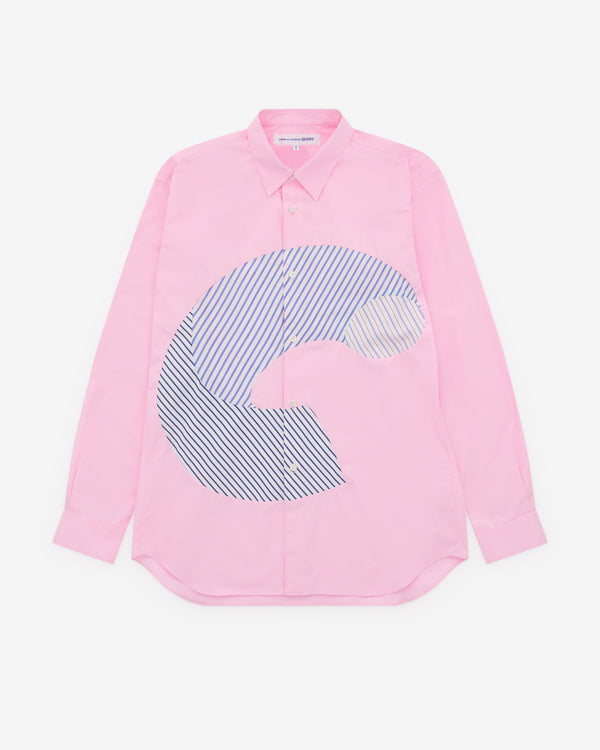CDG Shirt - Men's Cotton Poplin - (Pink)