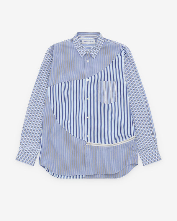CDG Shirt - Men's Stripe Cotton Poplin - (Stripes)