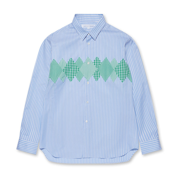 CDG Shirt - Men's Cotton Poplin Shirt - (Stripe)