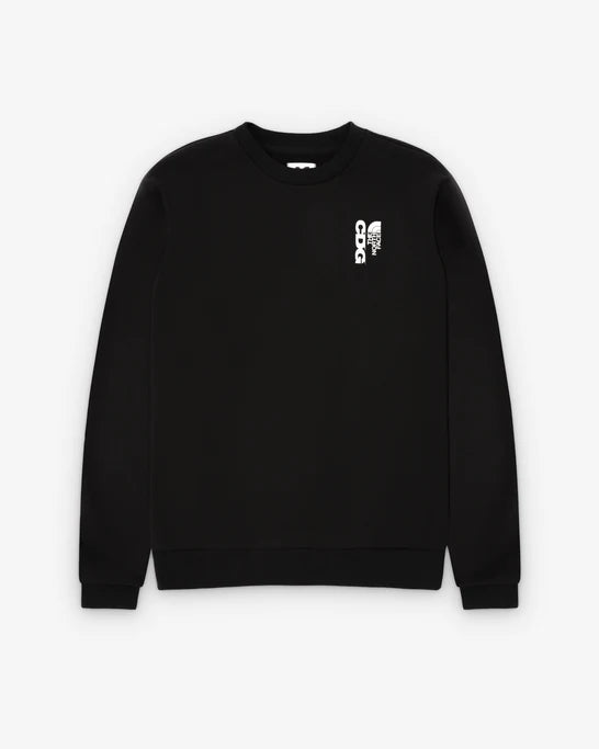 CDG × THE NORTH FACE Sweat Crewneck CDG: The North Face Crewneck (Black) | DSMS E-SHOP