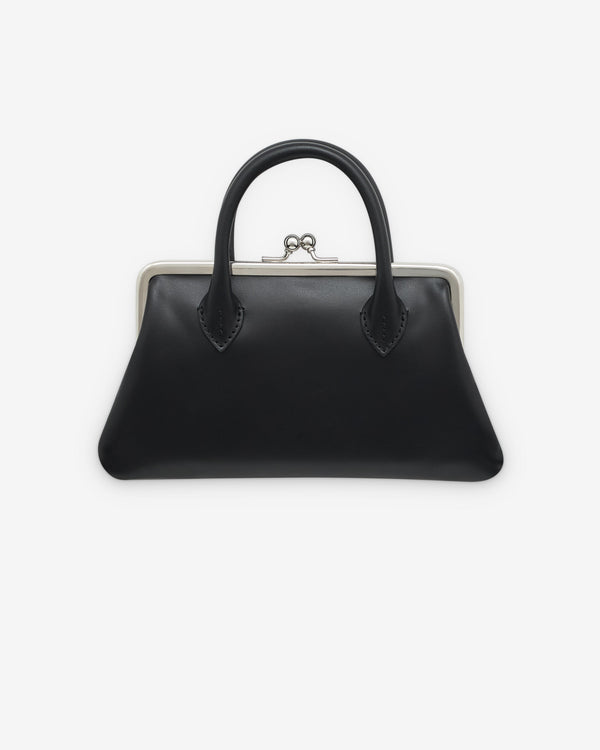 CDG Wallet - Medium Wallet With Clasp Handles - (Black)