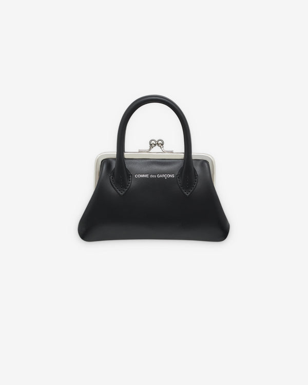 CDG Wallet - Small Wallet With Clasp Handles - (Black)