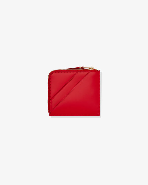 CDG Wallet_CDG Wallet - Big Bow Zip Around Wallet - (Red)_WALLETS