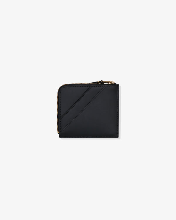 CDG Wallet_CDG Wallet - Big Bow Zip Around Wallet - (Black)_WALLETS