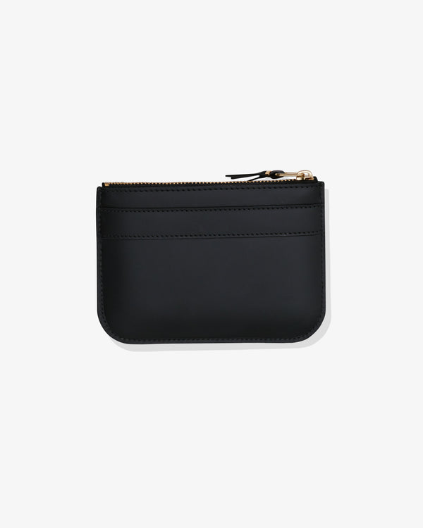 CDG Wallet_CDG Wallet - Big Bow Zip Pouch - (Black)_WALLETS