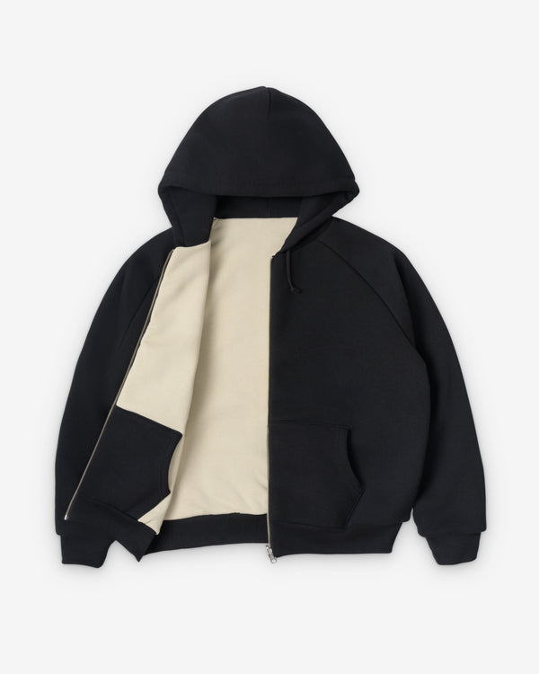 CEASE_CEASE - Men's Reversible Zip Hoodie - (Black)_HOODS