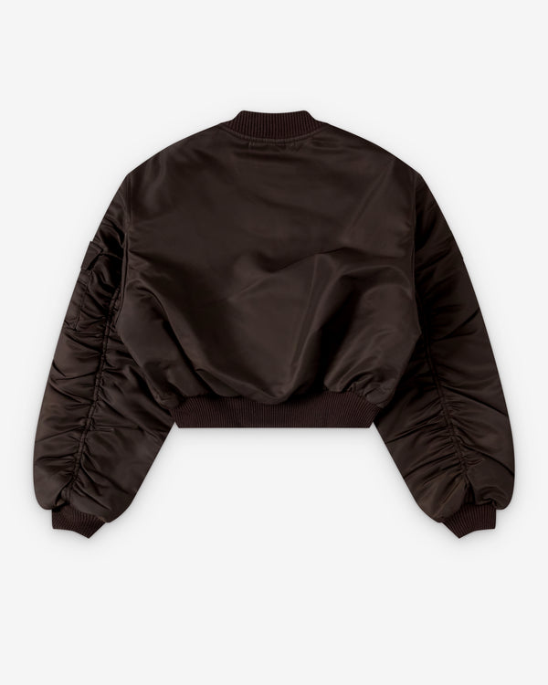 Cecilie Bahnsen - Women's Callie Bomber Technical Nylon - (Brown)