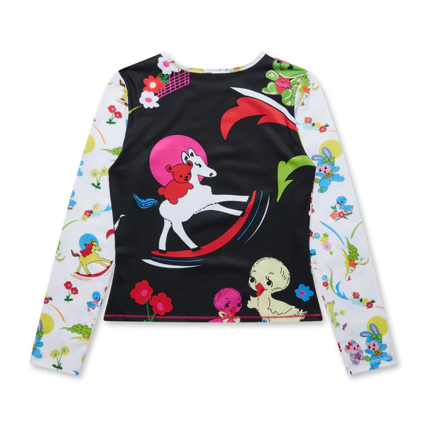 Chopova Lowena_Chopova Lowena - Women's Duelling Toys Fitted Jersey - (Multi)_TEES