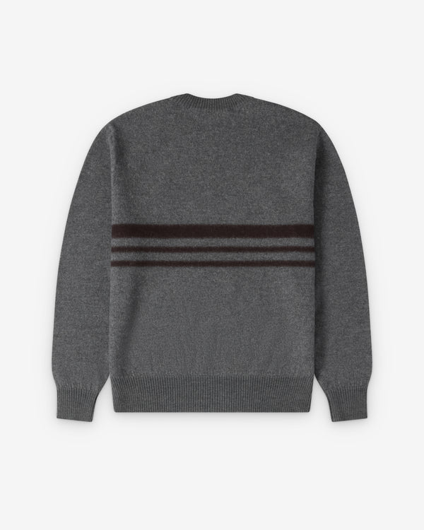 Craig Green - Men's Felt Stripe Jumper - (Light Grey)