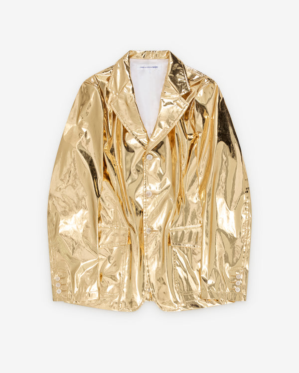 CDG Shirt - Men's Synthetic Leather - (Gold)