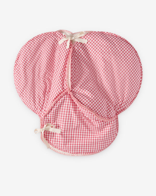 Tao - Women's Gingham Check Curve Blouse - (Pink) AW26 TR-B014-051-2