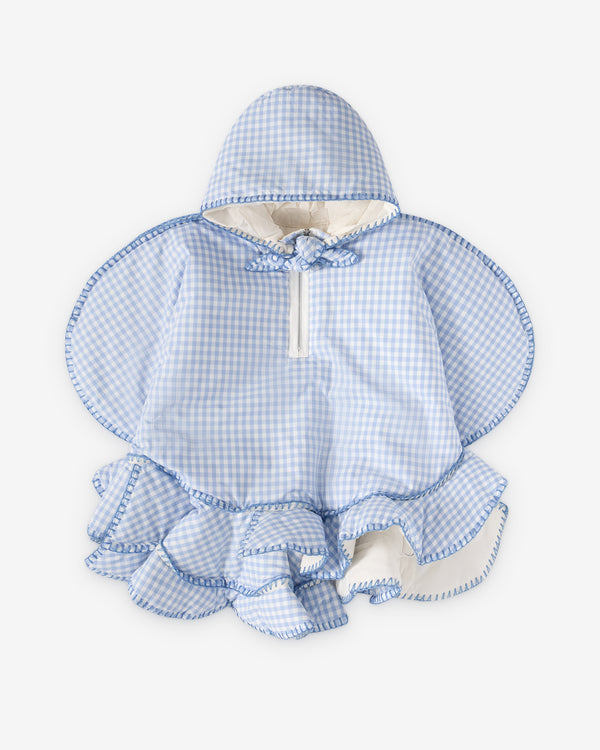 Tao - Women's Gingham Check Curve Pullover - (Beige) AW26 TR-J018-051-1