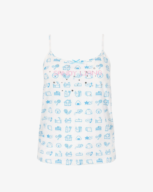 SANDY LIANG_SANDY LIANG - Women's Dashi Tank - (Blue)_TANK TOPS