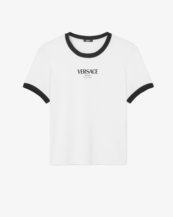 VERSACE - Women's Stretch Viscose-Jersey T-Shirt - (White)
