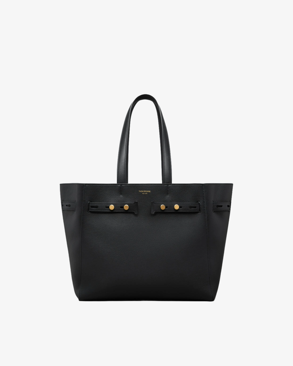 Thom Browne_Thom Browne - Women's Mrs. Thom Cabas Bag In Soft Calf Leather - (Black)_BAGS
