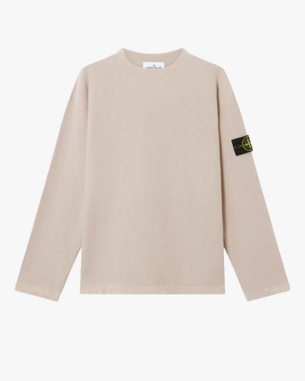 STONE ISLAND_Stone Island - Men's Crew Neck - (Brown)_WOVEN TOPS