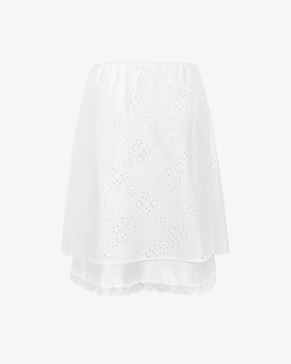 SANDY LIANG - Women's Laffy Skirt - (White)